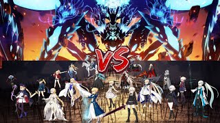 【FGO】 Full ORT Battle using only Saberfaces