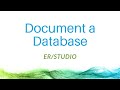 Documenting Databases with ER/Studio Data Architect | IDERA