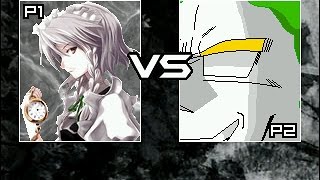 Winmugen: S_Sakuya (12p) vs. Super_Donaly-Death (11p)