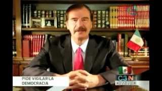 Vicente Fox pide a la ciudadanía ser vigilantes de la democracia