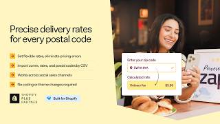 Zapiet - Rates by Zip Code | Shopify App