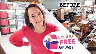 HUGE Storage Room Makeover + Organization | A CLUTTER FREE JANUARY WEEK 4