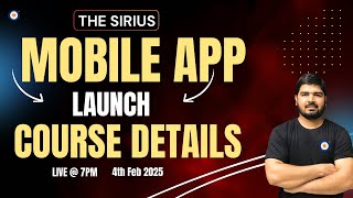 Mobile App Launching -The Sirius #thesirius #physics #iitjee #iitpreparation #ashujangra #education