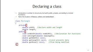 Lecture 17: Intro to Objects and Classes