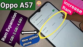 Oppo A57 Ram expansion // How to increase ram Oppo A57 New version