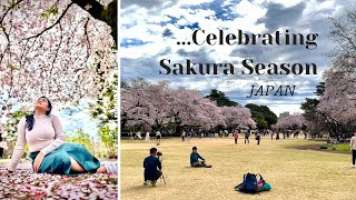 Enjoy Beautiful Cherry Blossoms | Japan | Shinjuku Gyoen | #japan #sakura #spring #tokyo