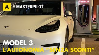 In TESLA da Padova a Milano | Autonomia REALE Model 3 2021 Performance