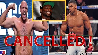 ANTHONY JOSHUA VS TYSON FURY PLANS CANCELLED, WILDER TRILOGY MUST SEE WINNER FACE DILLIAN WHYTE !