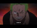 zoro uses foxfire style flame rend one piece episode 1016