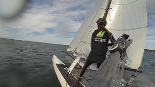 Nacra 15 // 20Kts downwind 15Kts upwind