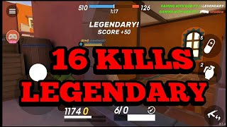 16 KILLS LEGENDARY STREAK/GUNS OF BOOM/(MASSACRE AND UNSTOPPABLE)