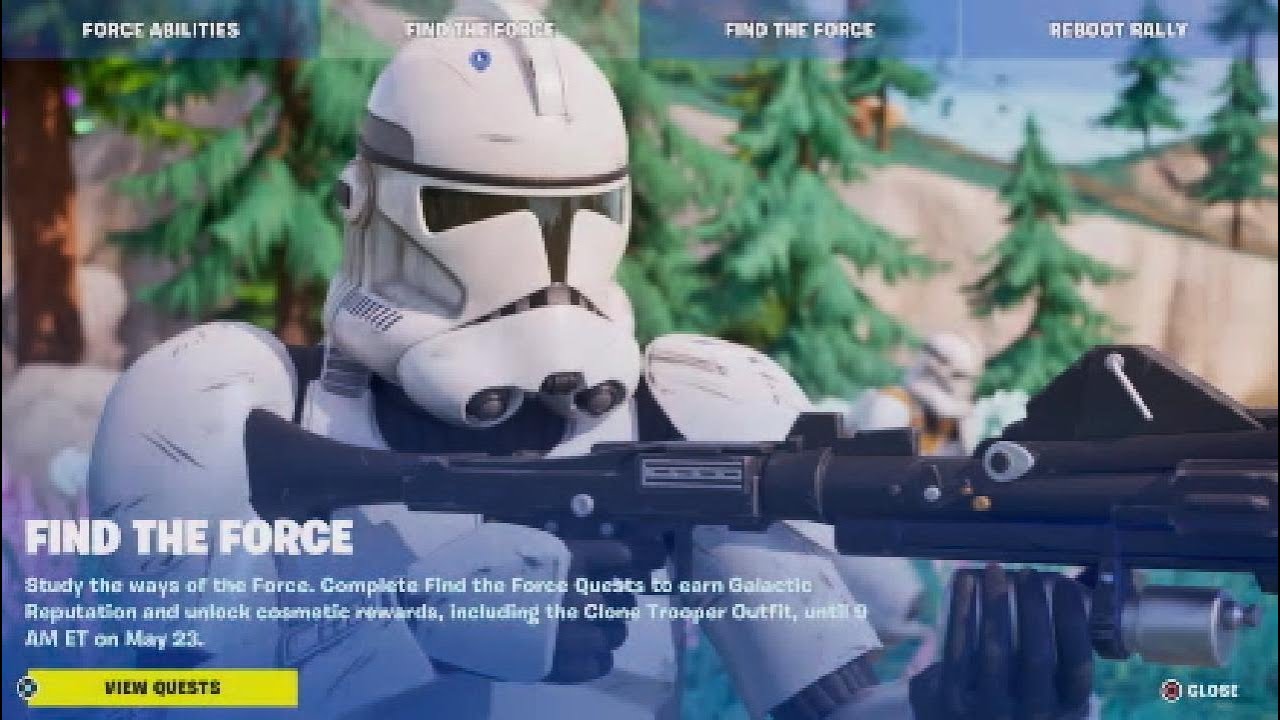 Fortnite X Star Wars - Find The Force Quests & Mini Battle Pass Review ...