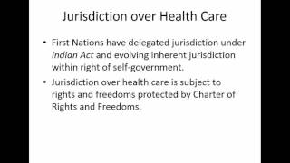 Legal Framework for the Canadian Health Care System   Part 1