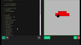 The Classic Car in Python Turtle