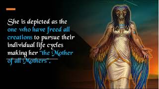 Naunet the Mother of all Mothers Ogdoad  Primeval Waters  #Naunet #Ogdoad #Mythology #AncientEgypt