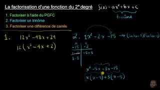 Factorisation d'un trinôme