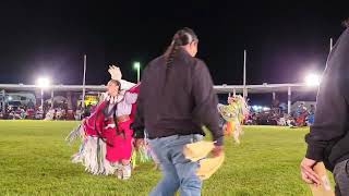 Jr. Womens Fancy Shawl @ Fort Totten powwow 2022 | Saturday night contest | (back-to-back songs)