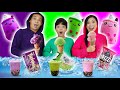 PILIH KARAKTER BONEKA BOBA ES KRIM DI KOLAM RENANG,SESUAI MAKANAN 1 WARNA! Prank CnX Adventurers