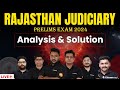 RJS 2024 Paper Solution📝 | Rajasthan Judiciary Paper Analysis | RJS Answer Key & Expected Cut Off🎯