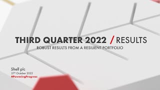 Shell's third quarter 2022 results presentation | Investor Relations