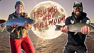 Ice Fishing at Antero Reservoir | Full Moon Bite \u0026 Jaw Jacker Action!