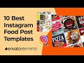 10 Best Instagram Food Post Templates