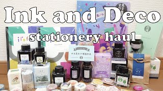 Cute Stationery Haul from Women's Stationery Expo Ink \u0026 Deco Time [ 散財 ] 文具女子博インクじかん・デコじかん [ 購入品紹介 ]