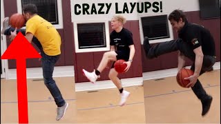 OLD MEN *TRY* TO DO CRAZY LAYUPS!