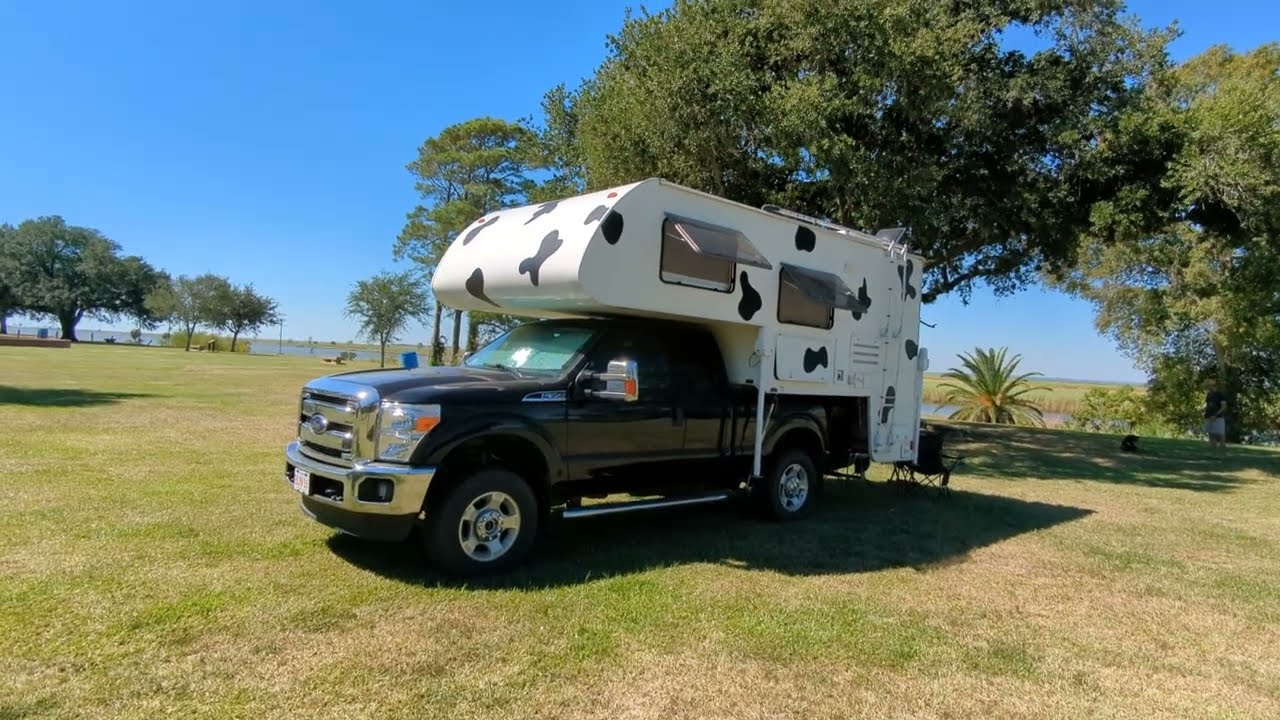 A Tour Of Our Lance 830/ Ford F350 4X4 Truck Camper, Thirsty Bella ...