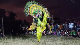 মুখোশের উপরে পা-ওস্তাদ রহিন কালিন্দী | Purulia chhau nach | Cho Nach | Cho Dance | छो नाच | ছৌ নাচ