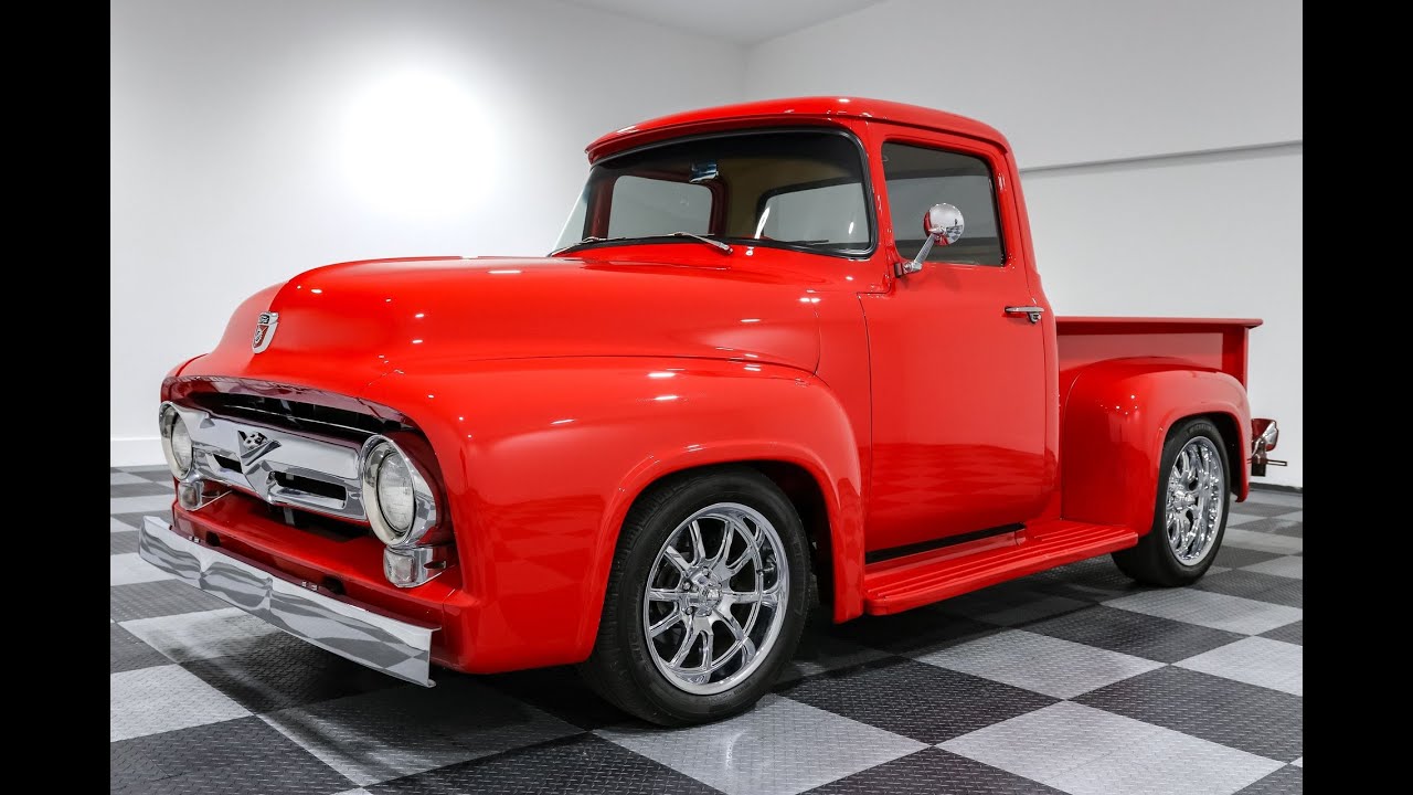 1956 Ford F-100 - YouTube