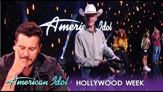 Luke Bryan Gives This Poor Cowboy His Boots After MOVING Performance | American Idol 2019