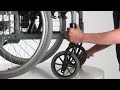 ▶ wheelchair etac cross 5 guide adjust castor housing