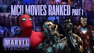 All the MCU Movies RANKED!! Part 1 | Marvel Standom