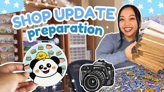 How I Plan \u0026 Launch a Shop Update 🧸✨ Product Preparation, Photoshoots \u0026 Launch for My Small Business