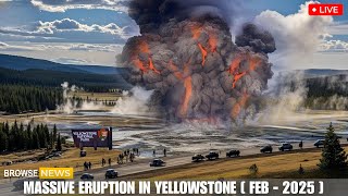 Terrifying Today! 2nd Massive Shocking Geyser Eruption in Yellowstone Park! Scientists Alarming