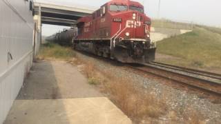 Canadian Pacific 8824 Leads CP 401 at Calgary - Red Deer Sub