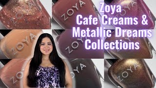 Zoya Cafe Creams \u0026 Metallic Dreams Collections for Fall 2022 - Janixa - Nail Lacquer Therapy