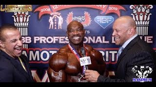 Dexter Jackson Interview Open Bodybuilding Champion | 2019 IFBB Pro. League Tampa Pro