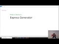 Node.js | Express.js - Express Generator
