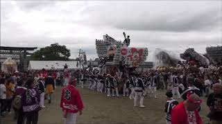 令和元年　建水分神社秋祭り宮入　白木