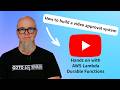 AWS Lambda Durable Functions: Hands-On Tutorial