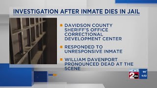 Investigation after inmate dies in Nashville, TN jail