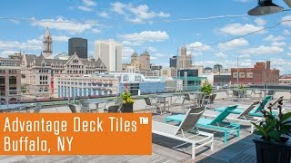 Buffalo New York Apartment Deck Tiles