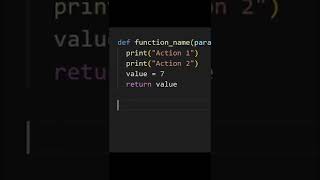 #shorts How to work with and define a Function in Python - One Minute Tutorial for Kids