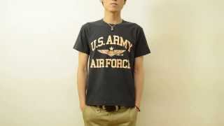 U.S.A.A.F. JEANSBUG ORIGINAL PRINT T-SHIRT ミリタリープリント 半袖Tシャツ アメリカ陸軍航空軍 米軍 Air Force ST-USAAF142