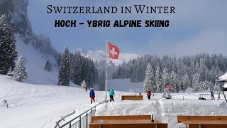 Swiss Alpine Skiing in Hoch-Ybrig Ski Resort | Winter 2021 |