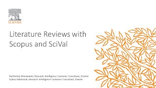 Literature Review with Scopus and SciVal