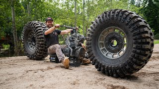 Off Road Chopper Build on 46'' Mudders! KTM 1190