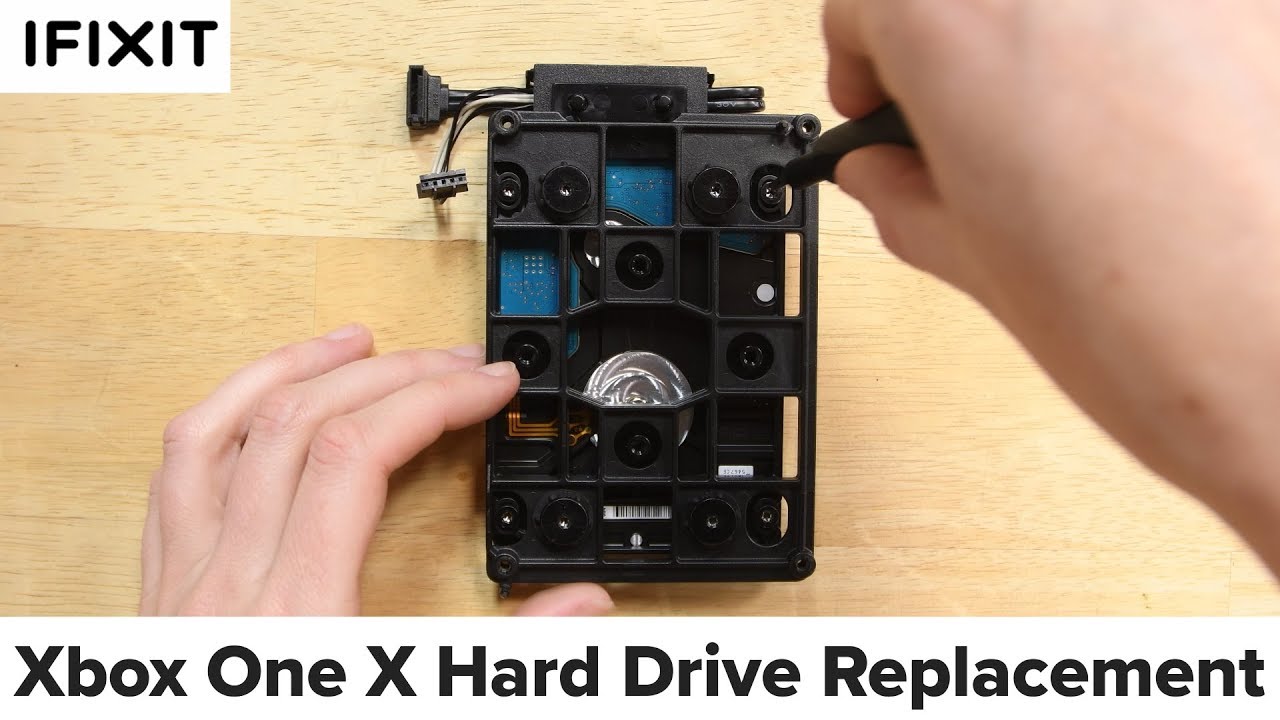 Xbox One X Hard Drive Replacement-How To - YouTube